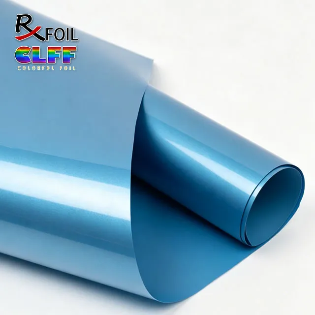 0.2MM Matte Metellic Blue PU HTV