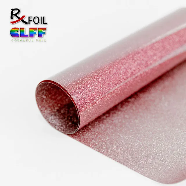 0.3MM Light Pink Glitter PU HTV