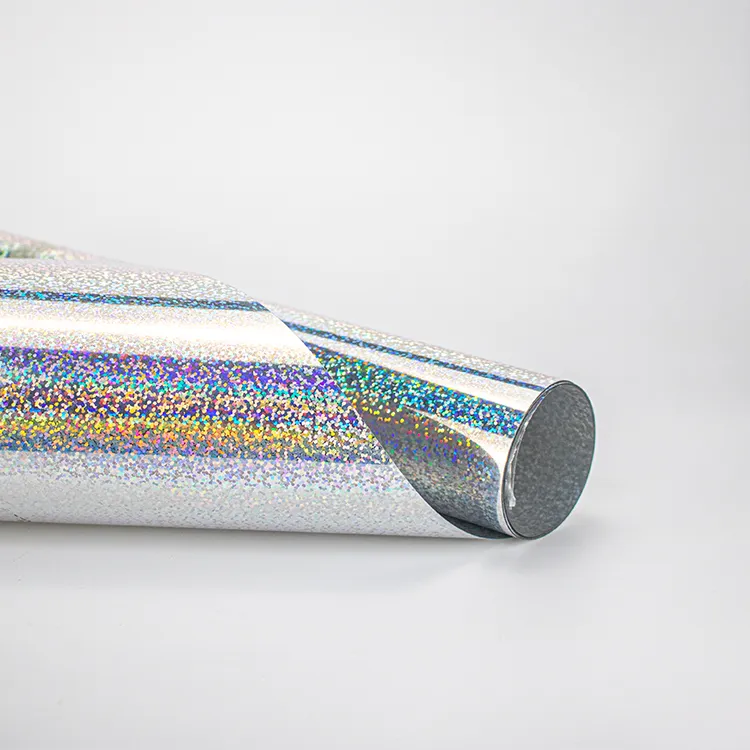 0.2MM Silver Hologram PU HTV