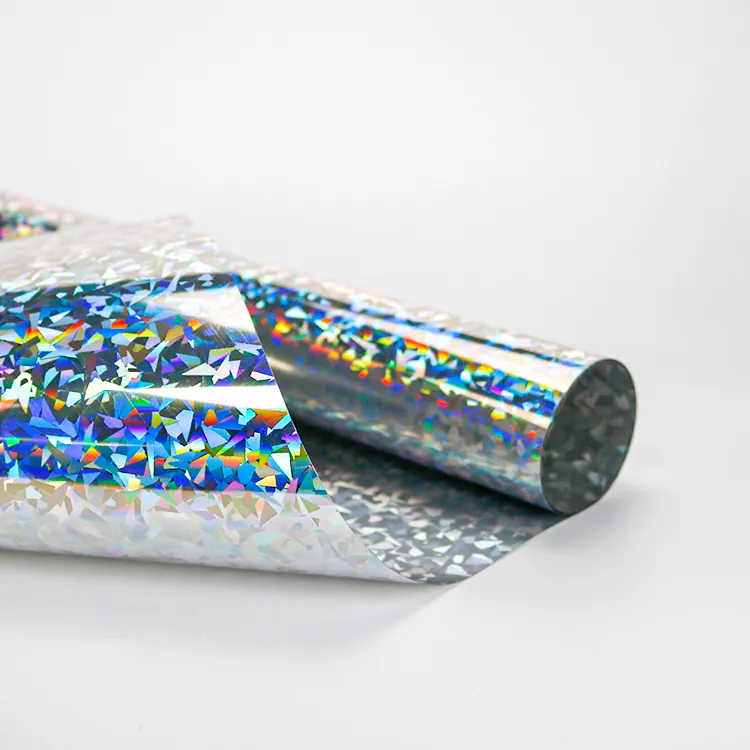 0.2MM Silver Hologram PU HTV