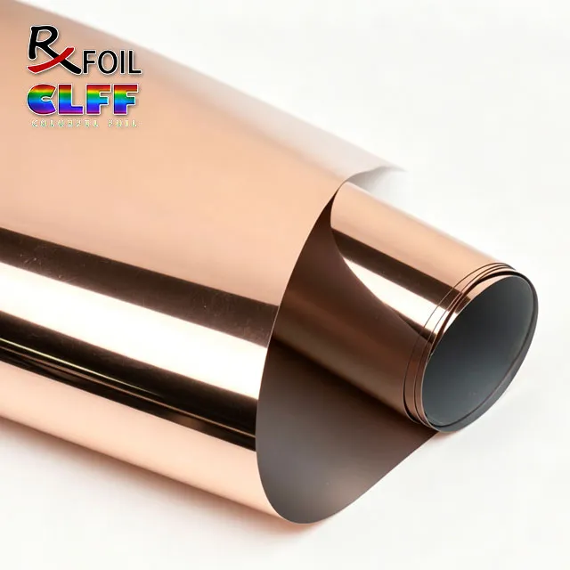 0.22MM Metallic Glossy Light-Bronzonish Rose Gold TPU HTV